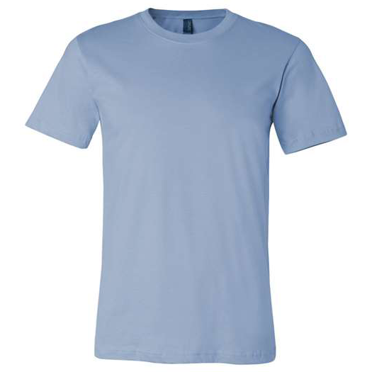 Light Blue Solid Unisex T-Shirt